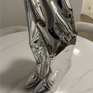 Silver Heeled Boots
